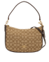Signature Chelsea Crossbody, &pound;140, Handbags, Brown, Canvas, Front view